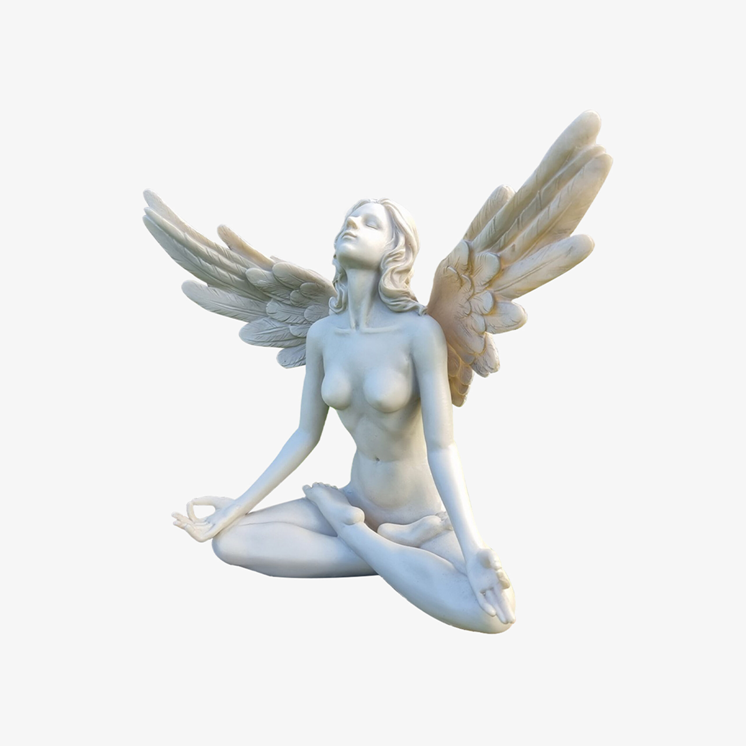 Off White Angel Figure